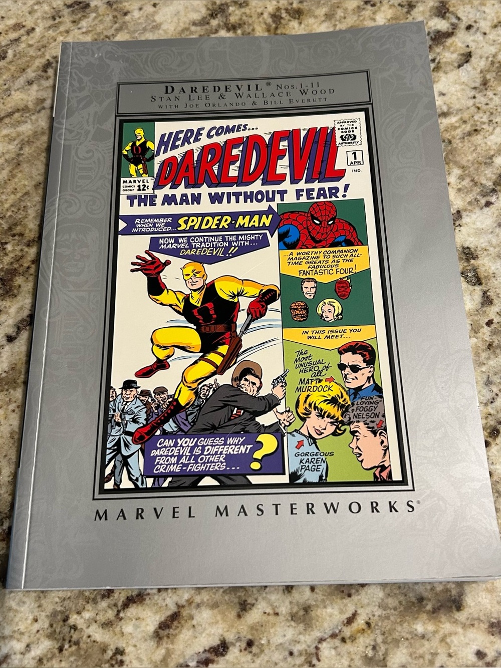Marvel Masterworks Daredevil No# 1-11 Volume 1- Softcover NICE Condition